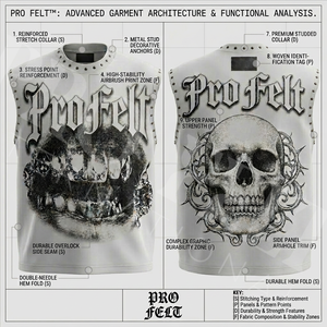 Camiseta sin Mangas de Algodón Personalizada de Estilo Gótico Vintage para Hombre, Camiseta sin Mangas de Alta Calidad, Camiseta de Moda Urbana, Estilo Punk Rock Hip Hop - Product Image 3