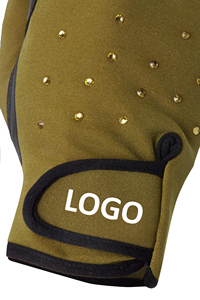 Guantes de Montar de Cuero Genuino para Hombre, Fabricados en Fábrica, Color Sólido, Ajuste Regular, para Uso Ecuestre al Aire Libre, 2026 - Product Image 6
