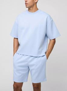 Conjunto de Pantalones Cortos Deportivos para Hombre OEM, Uniforme de Entrenamiento de Fútbol, Camiseta de Manga Corta de Poliéster y Elastano y Pantalones, Traje Deportivo Combinado para Baloncesto - Product Image 3