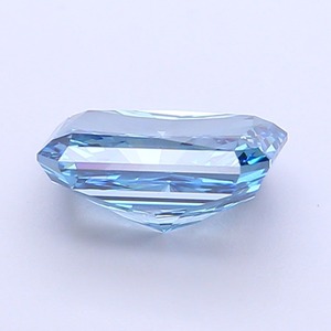 Diamant CVD bleu vif taille Radiant, pureté VS1, finition excellente, pierre libre certifiée, qualité de luxe, gemme. - Product Image 2