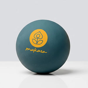 ชุดลูกบอลนวดแบบสองหัว TPR ยี่ห้อ Mukasa สำหรับฟิตเนส โยคะ คลายกล้ามเนื้อฝ่ามือ และฟื้นฟูกล้ามเนื้อ - Product Image 1