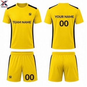 Camiseta de Fútbol de Alta Calidad Personalizada con Nombre y Número, Manga Corta, Secado Rápido, para Equipos Unisex de Adultos - Product Image 6