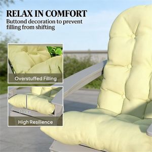 Set di due cuscini per sedie da esterno, solo con cuscinetto antiscivolo - Product Image 4