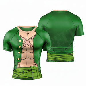 เสื้อรัดรูปสำหรับฝึกซ้อมคุณภาพสูง 100% ป้องกันรังสียูวี รับสกรีนโลโก้ เหมาะสำหรับฟิตเนส เล่นเซิร์ฟ กีฬา แห้งเร็ว ปั่นจักรยาน - Product Image 6