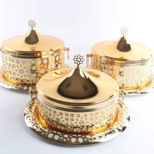 Elegant premium quality casserole hot pot Stainless steel best finishing customise colour and size shape <b>round</b> dining <b>table</b> - Product Image 3