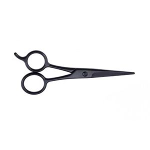Black Coated Sleek Right-Handed Makeup Scissors Sharp Pointed Tip Stainless Steel Eyebrow Eyelash Trimming Cutting Professional - Product Image 2
