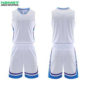 ขายส่งชุดบาสเก็ตบอลแบบซับลิเมชั่น เสื้อทีมวิทยาลัยแบบแห้งเร็ว ทนต่อการขีดข่วน ชุดเสื้อผ้ากีฬา - Product Image 1