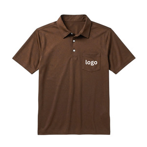 Chemises polo pour hommes de haute qualité à manches courtes, tissu respirant, services OEM, vente en gros de chemises polo avec poche, 100% coton piqué - Product Image 5