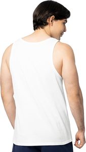 Débardeur en coton blanc pour homme, col rond, couleur unie, décontracté, tricoté, sans manches - Product Image 5
