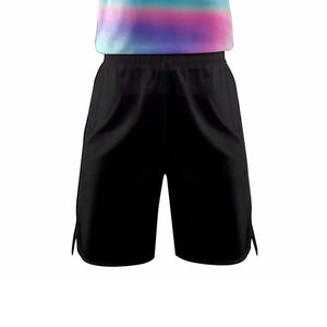 Unisex Solid Color Sleeveless Tank Top Black Shorts <b>Set</b> Quick Dry Breathable <b>Volleyball</b> Apparel Polyester Summer Athletic Wear - Product Image 6