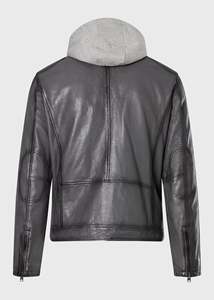 Chaqueta de Cuero para Mujer MOON WEARS, Diseño Vintage Personalizado Estilo 2026, Cuero Sintético con Aspecto de Piel, Chaqueta de Invierno con Logotipo Frontal, Estilo Urbano - Product Image 4