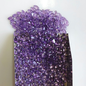 Ametista Natural Africana, Corte Marquesa de 5x2.5MM, Gema Suelta de Alta Calidad en Color Púrpura Intenso para Joyería, Modelo Red Mountain Gems - Product Image 2