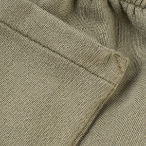 Pantalones Cortos Deportivos de Algodón French Terry Grueso con Cordón Ajustable para Hombre, Color Verde Oliva - Product Image 5