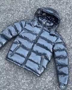 Unisex Wholesale <b>Cheap</b> Price New Design <b>Winter</b> Hooded Puffer <b>Jacket</b> with Customize Logo Front 100% Organic Cotton - Product Image 6