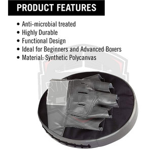 Mitaines de boxe professionnelles en cuir à lacets, légères, personnalisables, de haute qualité, pour l'entraînement des entraîneurs - Product Image 2