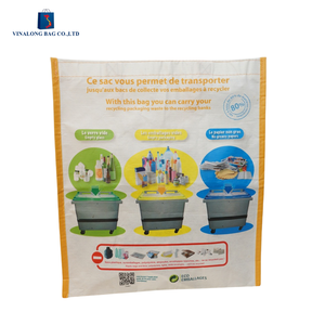 Eco Friendly RPET Shopping Bags Reusable Grocery Tote Bag with Custom <b>Printing</b> Wholesale - Product Image 5