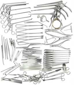 Instruments orthopédiques complets pour laminectomie vertébrale, ensemble complet réutilisable, manuel, en acier inoxydable allemand, disponible à 360 degrés - Product Image 1