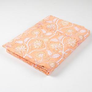 Tissus imprimés à la main en coton premium Sanganeri, motifs floraux, artisanat indien, artisanat durable Jaipuri, matériel de couture - Product Image 1