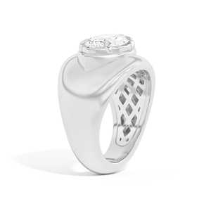 2 Carat 14K 18K Gold Statement Wedding <b>Rings</b> Marquise Cut Lab Grown Diamond Prong Set Wide Bridal Bands Gift For Women Wholesale - Product Image 5