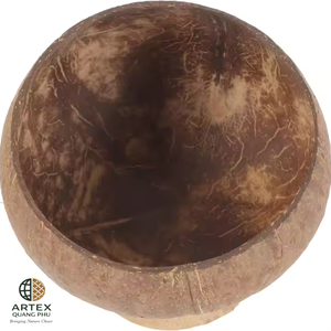 Eco-Friendly Handmade <b>Coconut</b> <b>Shell</b> Bowl & Spoon Set with Custom Engraved Logo Sustainable Boho Style ARTEX QUANG PHU - Product Image 5