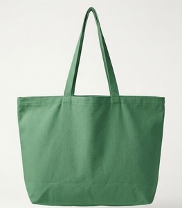 Bolsa de Mano de Lona de Algodón Rosa con Cremallera, Bolso de Hombro de Gran Capacidad para Compras, Viajes Diarios y Uso en el Supermercado - Product Image 3