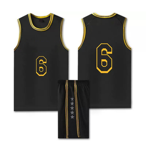 Uniformes de basket-ball pour hommes, vêtements de sport en gros, nom personnalisé, numéro d'équipe, maillot d'entraînement de basket-ball pour hommes en taille plus - Product Image 3
