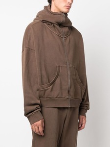 Sudaderas con Capucha y Sudaderas de Felpa de Algodón Teñido Liso de Primera Calidad, Sudadera con Capucha de Color Blanco de Alta Calidad y Peso Pesado, Estilo Urbano - Product Image 3