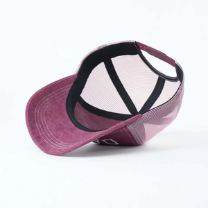 TRADE IN MFG Embroidered Trucker <b>Cap</b> 6-Panel Mesh Adjustable Unisex Casual Hat Front Logo Adult <b>Baseball</b> <b>Cap</b> - Product Image 5