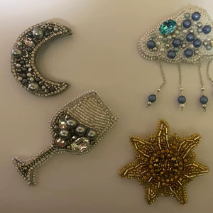 Nouveaux Breloques Étoiles Personnalisées Mignonnes au Style Tendance Beachy Keen Designs, Perles de Rocaille, Pendentifs Religieux Tendance - Product Image 1