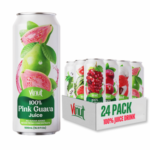 Jugo de Frutas 100% Natural, Sabores Mixtos, Botella PET de 500ml, Sin Azúcar, con Pulpa, VINUT, Venta al Por Mayor, OEM, ODM, Marca Privada - Product Image 1