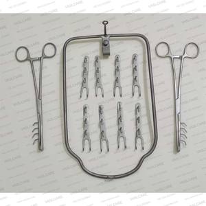 Vaslcare - Juego de Instrumentos Quirúrgicos Veterinarios de Acero Inoxidable para Rumenotomía, Kit de Cirugía Bovina Reutilizable con Trócar, Cánula y Pinzas - Product Image 5