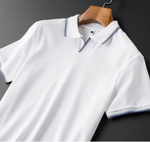 T-shirt en coton premium pour homme, décontracté, à manches courtes, col rond, tendance, respirant, confortable, coupe classique, t-shirt basique d'été - Product Image 3