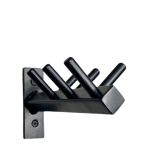 New Elegant Aluminum Metal Unique Shape Black Gold Finished Wall Mounted Hanger Water Pipe Line Design - Product Image 6