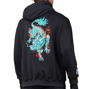 Sweat-shirts à capuche unisexes brodés 450 GSM, épais, pour la vente en gros, fabrication de vêtements sur mesure - Product Image 6
