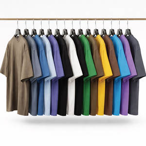 Camisetas de algodón personalizadas OEM de gran tamaño para hombre, camisetas lisas con hombros caídos, fabricante de camisetas para hombre de Bangladesh - Product Image 2