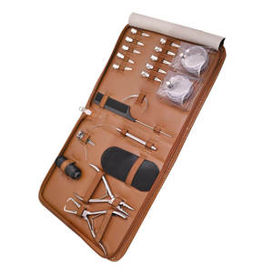 Kit de Herramientas para Extensiones de Cabello, Estuche de Cuero, Alicates de Acero Inoxidable, Juego de Instalación y Extracción para Uso Profesional, Extensiones de Cabello Premium - Product Image 2