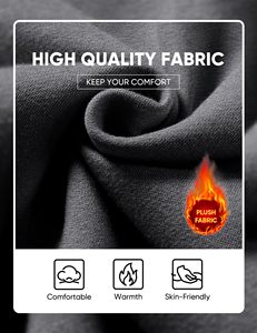 Sudadera con Capucha Oversize para Hombre, Gris Sólido, Algodón, Casual, con Bolsillos, Diseño para Otoño, Felpa de Algodón Grueso Personalizada - Product Image 6