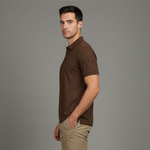 Polo homme tendance été, 100% coton, manches courtes, séchage rapide, respirant, personnalisable, style hip hop. - Product Image 6
