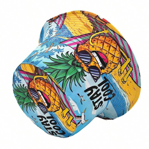 Wholesale Trendy <b>Reversible</b> Patchwork <b>Bucket</b> <b>Hat</b> High Quality Designer Streetwear Unisex Packable Sun <b>Bucket</b> <b>Hats</b> - Product Image 5