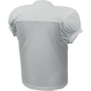 Maillot de football américain à manches courtes et col en V pour homme, maille respirante, couleur unie, coupe classique, vêtements de sport - Product Image 6