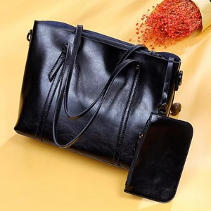 wholesale Price Oversize Pu Leather <b>Tote</b> Women Weekender Bag Shopper Handbag Travel Purse Shoulder Bags - Product Image 2