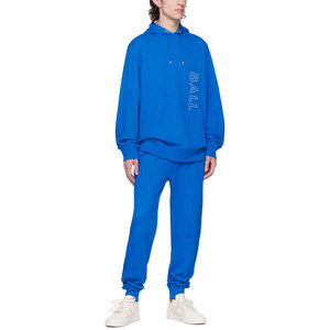 Sweat à capuche entièrement zippé avec impression en relief personnalisée, unisexe, coupe oversize, couleur unie, pull décontracté en polaire pour l'automne - Product Image 5