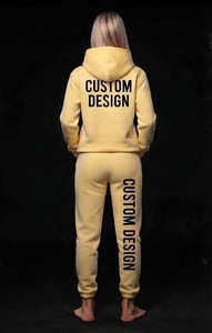 Conjunto de Sudadera con Capucha y Pantalones Deportivos Unisex Personalizados, Ecológicos, Transpirables, 100% Algodón, 350 Gsm, Cómodos, Casuales, Antiarrugas - Product Image 2