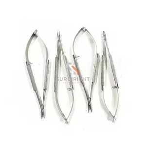 Mejor Precio, Kit de 17 Piezas de Instrumentos Quirúrgicos Manuales de Acero para Microcirugía, Pinza Microvascular, Suturas Quirúrgicas, Certificado CE ISO13485 - Product Image 5