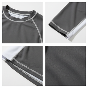 Quick Dry Men's Rash Guard Long Sleeve <b>Surfing</b> Swimwear Polyester/Nylon 100% Sun Protection rash guard - Product Image 5