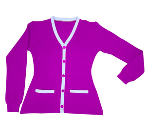 Personnalisez les logos sur des pulls à col en V de haute qualité pour les sororités/fraternités/écoles/collèges/universités, logos brodés sur des cardigans en tricot. - Product Image 5