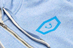 Sweat-shirt unisexe à capuche et fermeture éclair, 100 % coton molletonné, avec appliqué lettre NY, coupe décontractée, idéal pour l'automne - Product Image 6