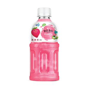 NPV Bici Bici <b>Pineapple</b> Juice with Nata De Coco Puree 300ml X24 Bottles - Product Image 2