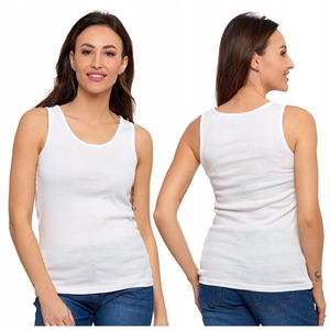 Camiseta sin mangas de color sólido para mujer, top corto informal blanco para verano, camiseta deportiva de longitud corta - Product Image 3