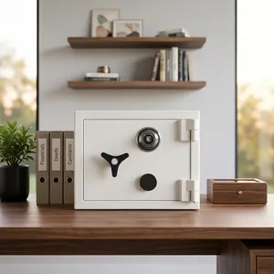 Steel Security Safe Box Manufacturer-Reliable Keyless Electronic Digital <b>Lock</b> with Emergency Key for Home & Office AX-080 - Product Image 1